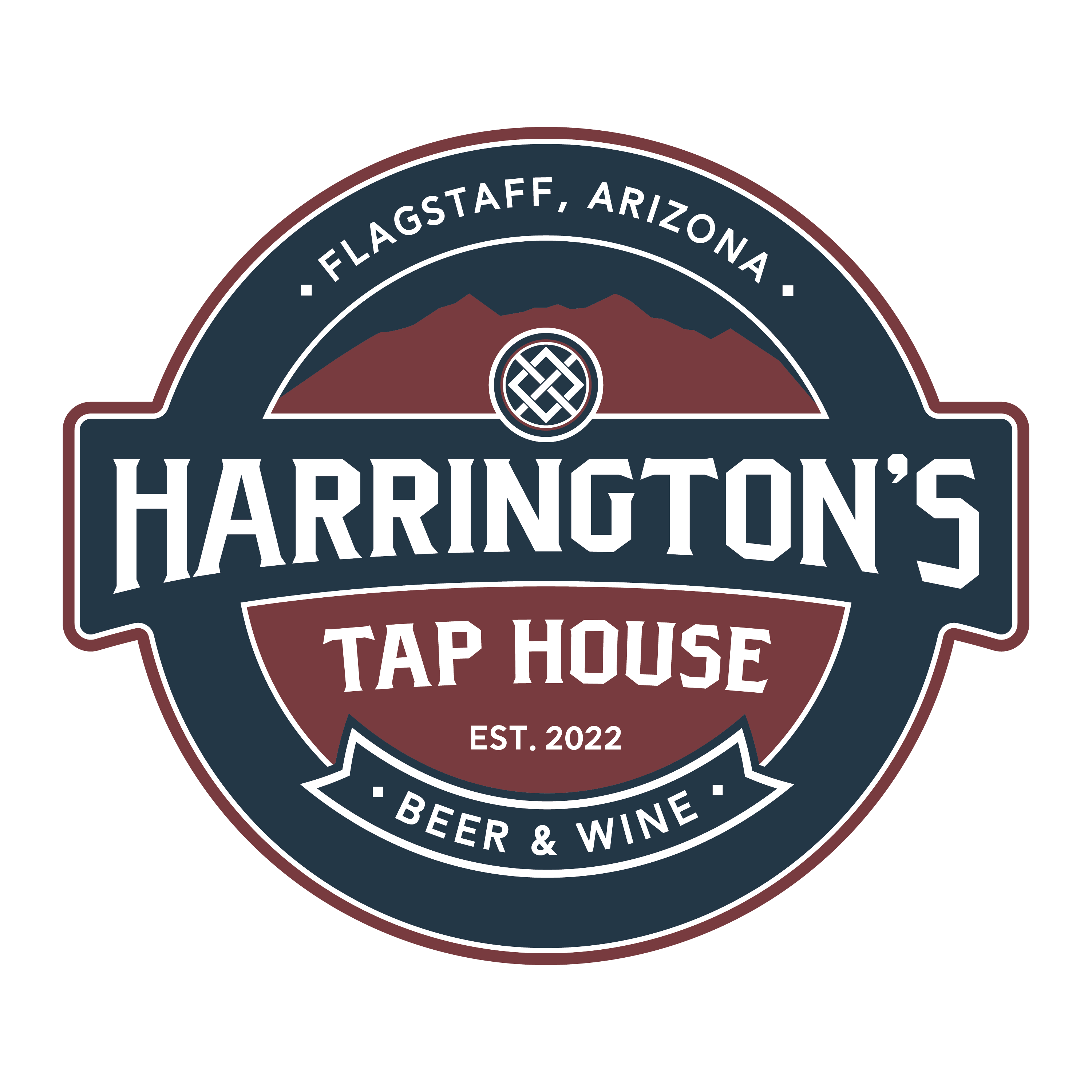 Harrington's Tap House primary round logo