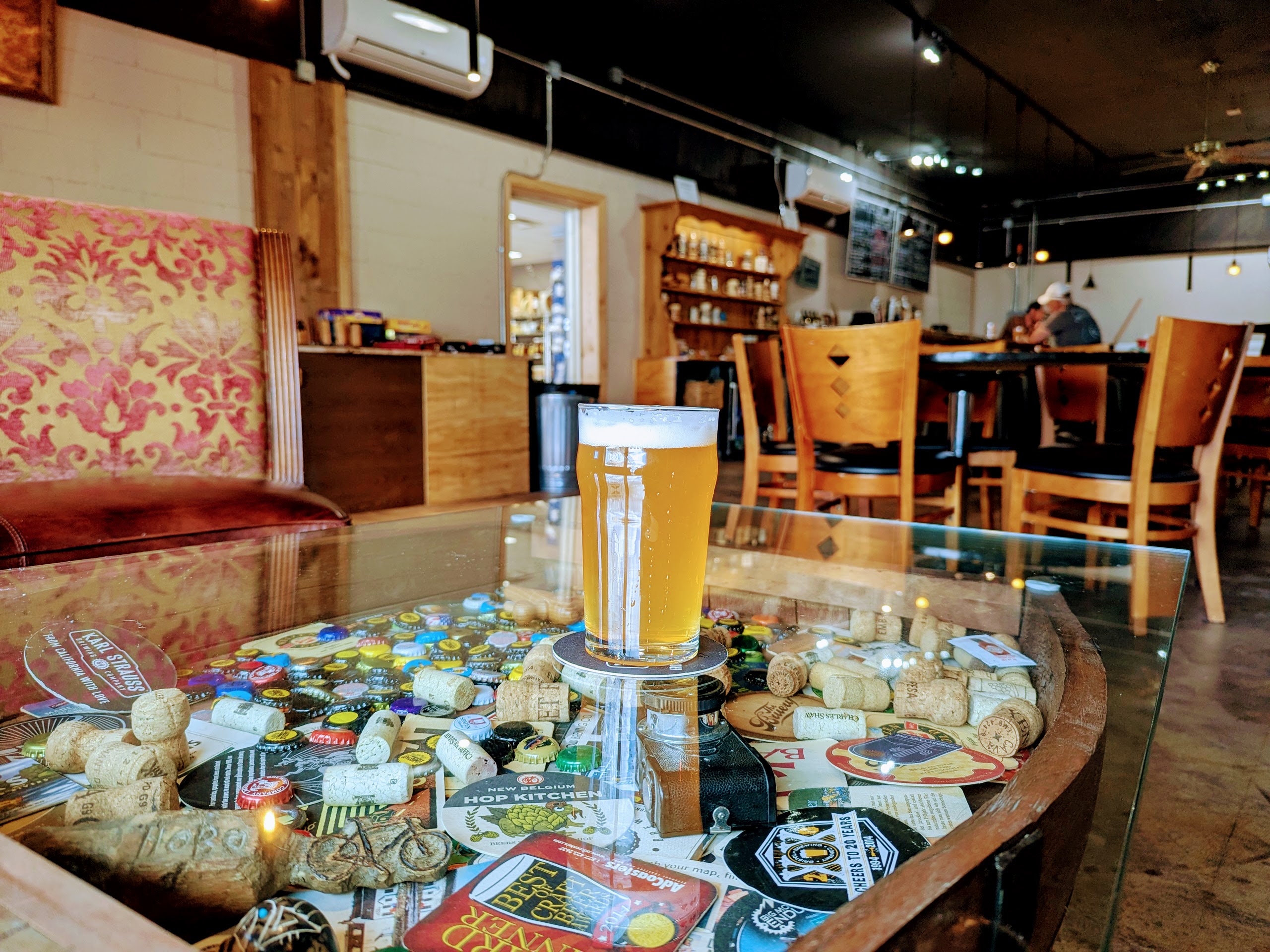 Photo of seating at Harrington's Tap House