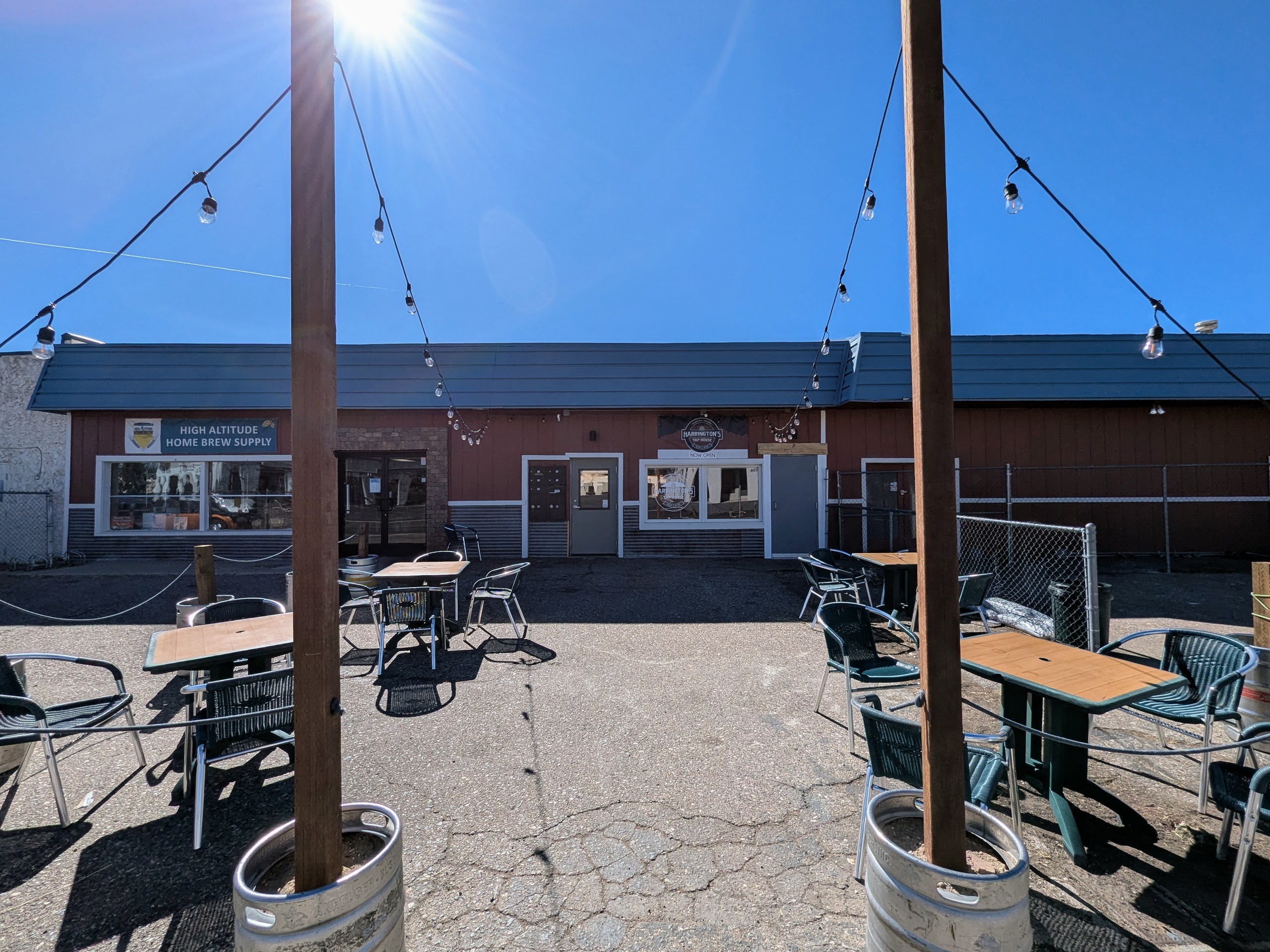 Photo of patio at Harrington's Tap House